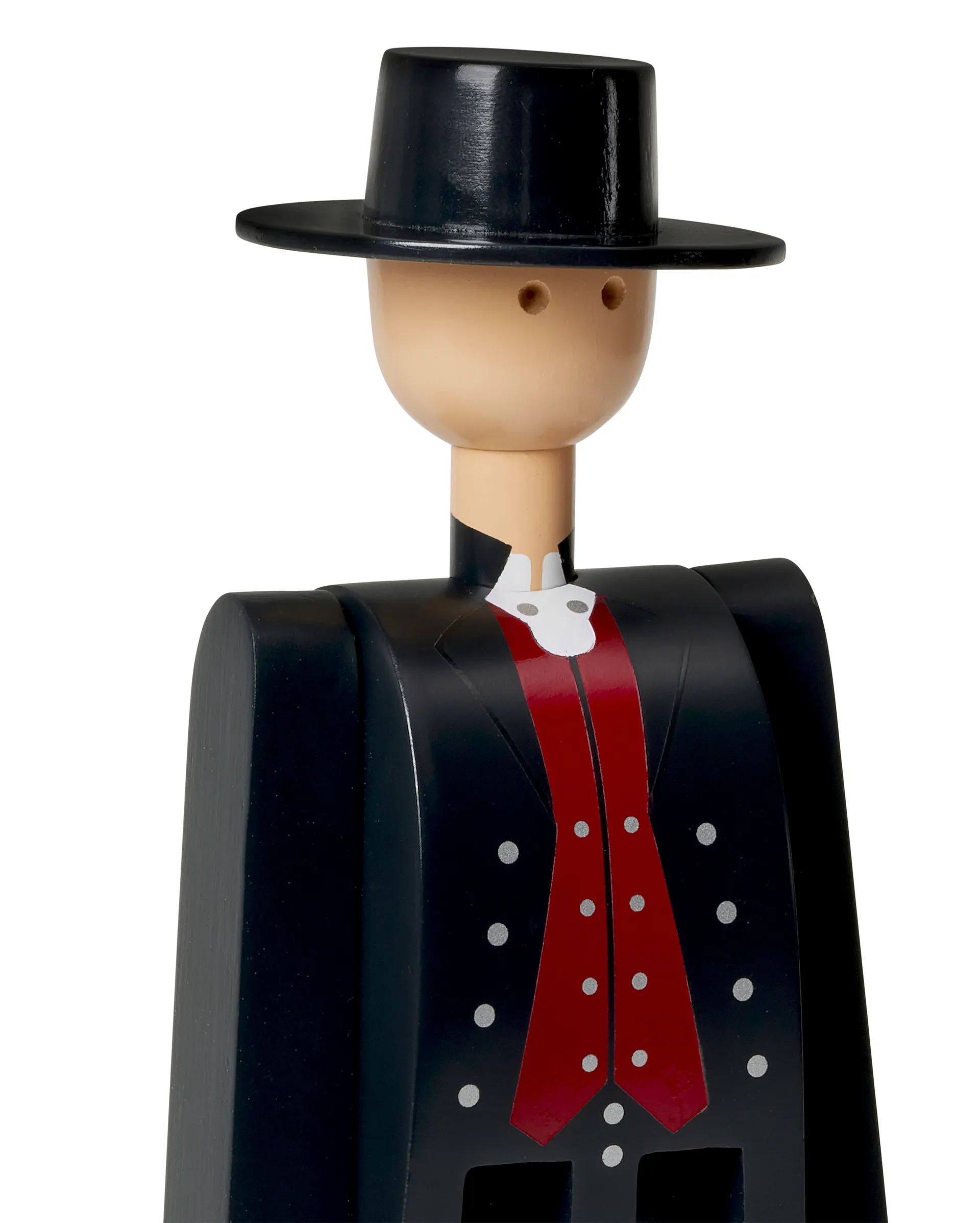 Kay Bojesen mann i norsk folkedrakt, Sort-rød-hvit Kay Bojesen Denmark