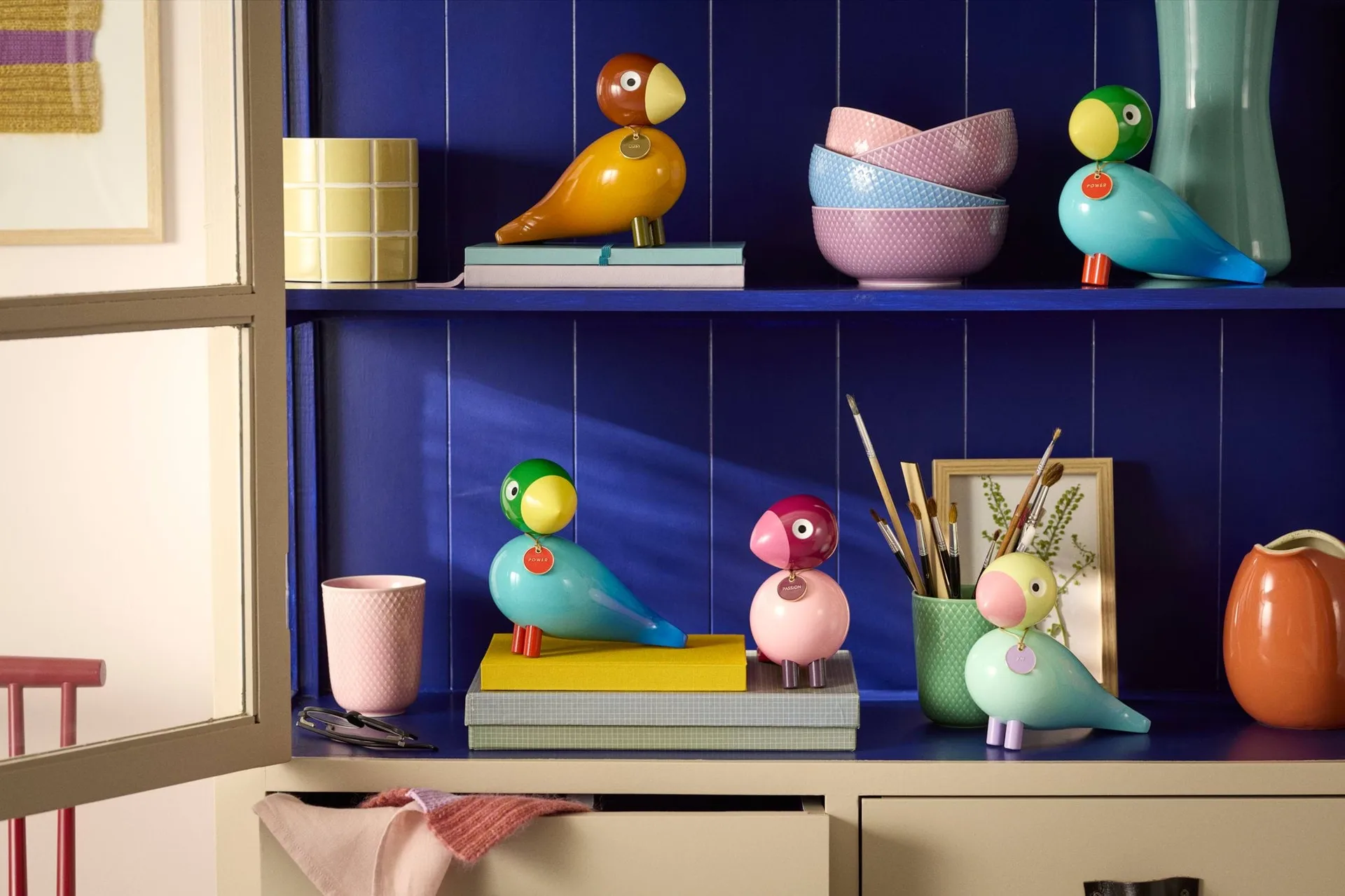 Story bird, Blå, 15,5 cm Kay Bojesen Denmark