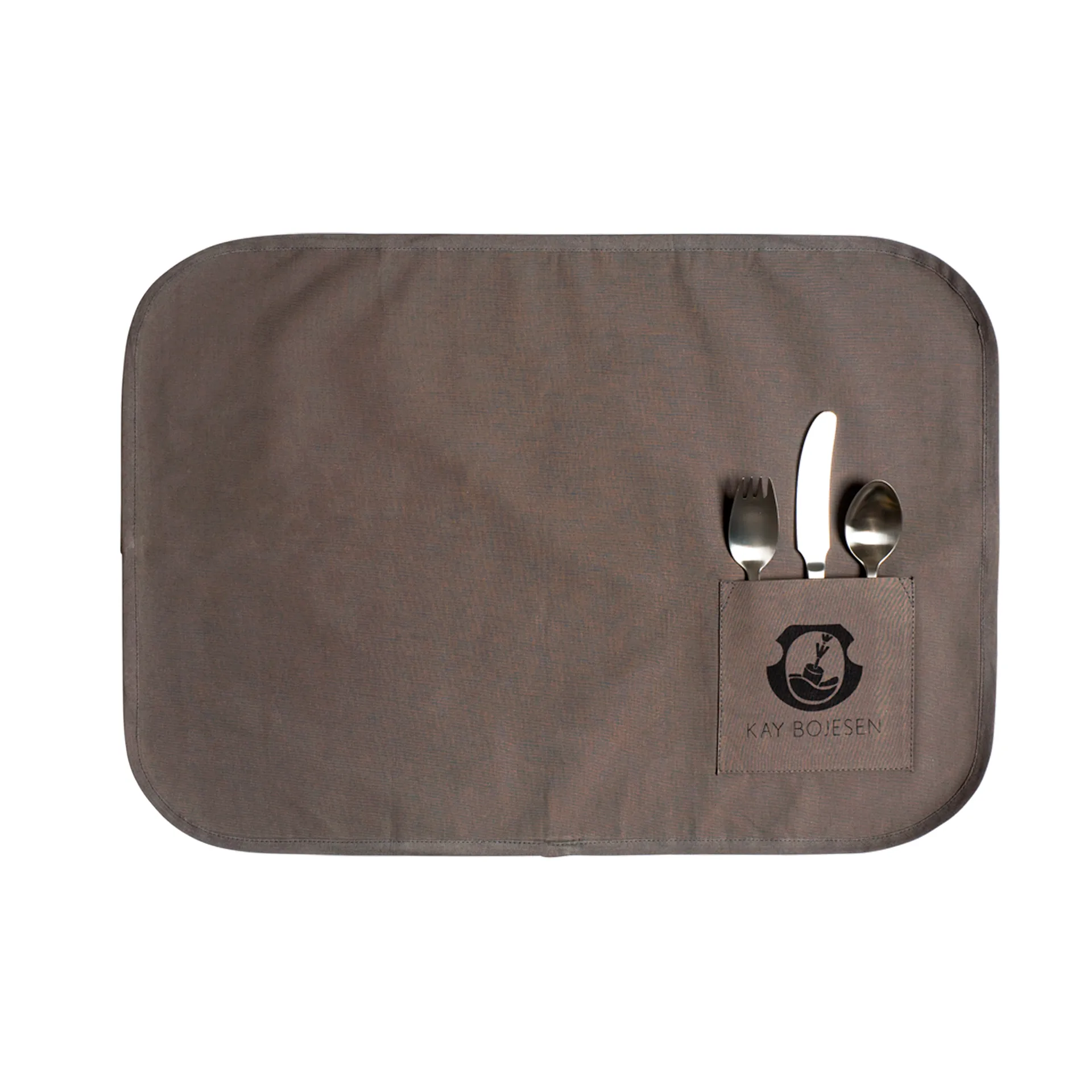 Grand Prix barnebestikk og spisebrikke 4 deler, Polished steel Kay Bojesen