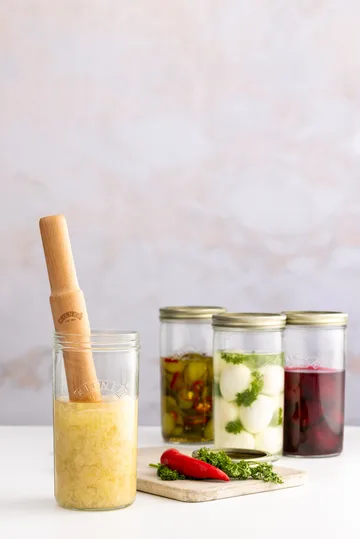 Kilner fermenteringsstøter - Lyst tre - Kilner