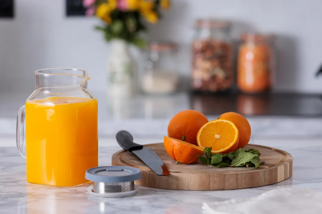 Kilner FRESH kjølekaraffel, Klar-grå, 1,2 L Kilner
