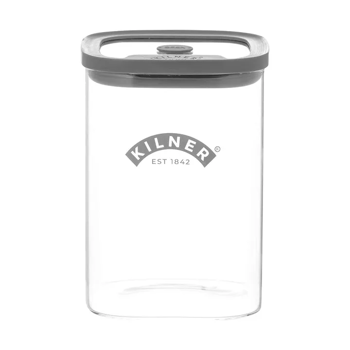 Kilner FRESH oppbevaringskrukke - Klar-grå, 1 L - Kilner