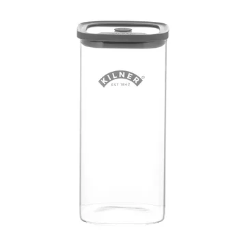 Kilner FRESH oppbevaringskrukke - Klar-grå, 1,5 L - Kilner