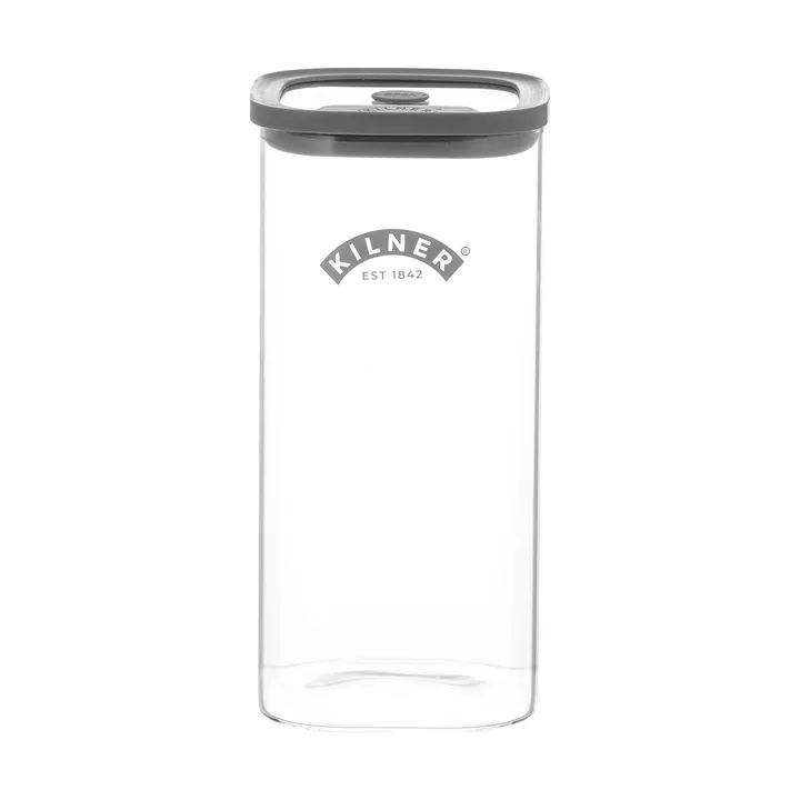 Kilner FRESH oppbevaringskrukke - Klar-grå, 1,5 L - Kilner