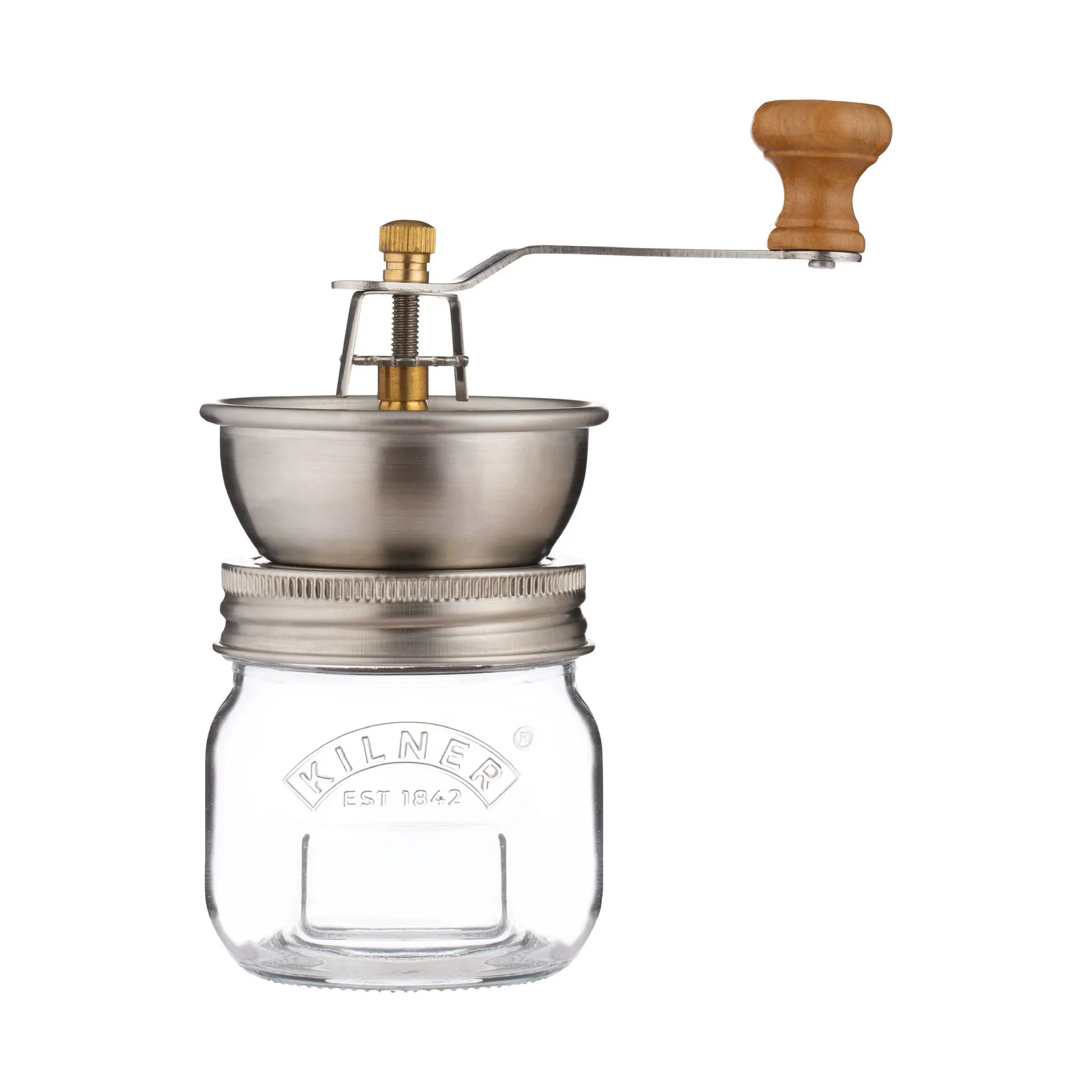 Kilner krydderkvern, Klar-rustfritt stål, 250 ml Kilner