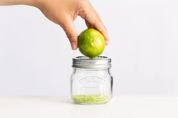 Kilner oppbevaringskrukke med rive-lokk - Sølv-klar, 250 ml - Kilner