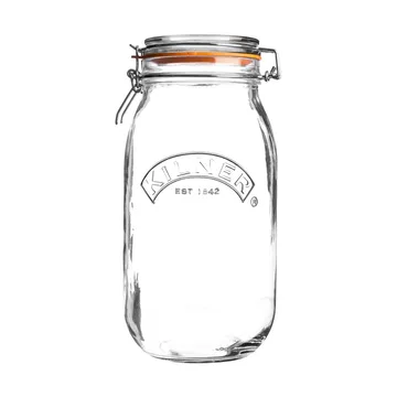 Kilner rund boks med bøyle - Klar, 2 l - Kilner