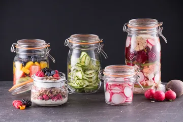 Kilner rund boks med bøyle - Klar, 2 l - Kilner