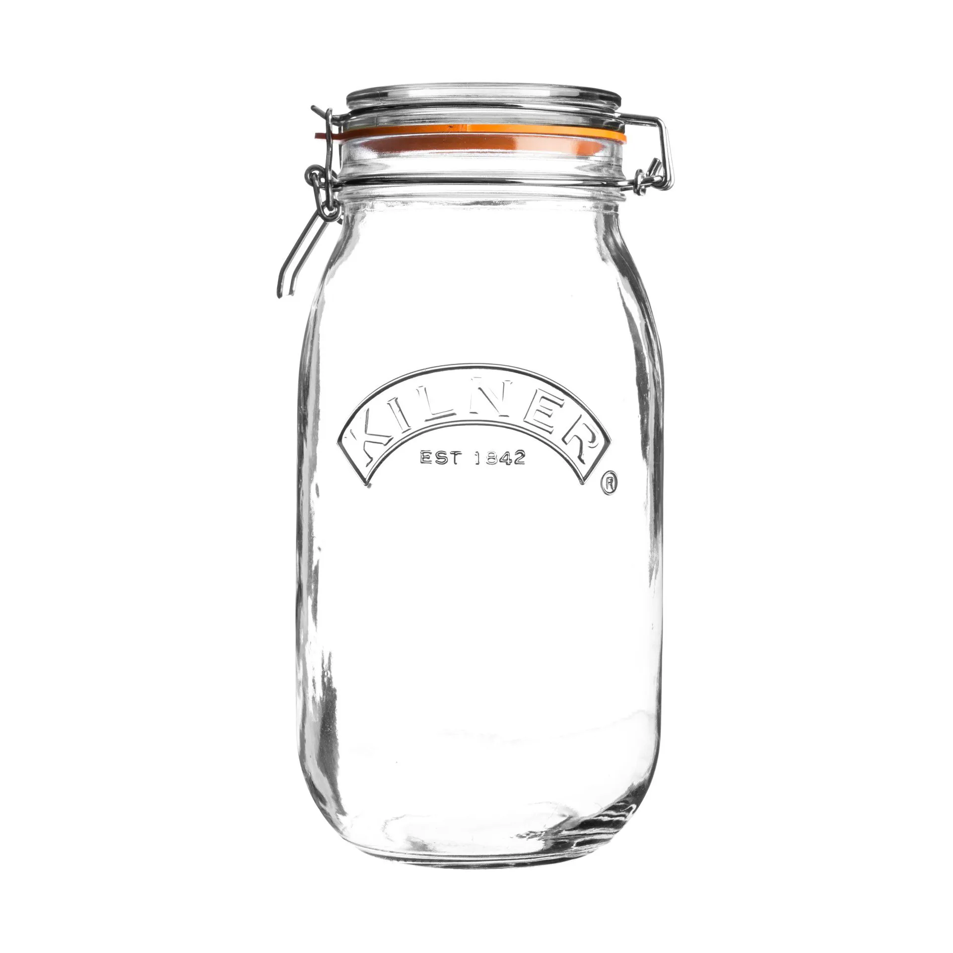 Kilner rund boks med bøyle, Klar, 3 l Kilner