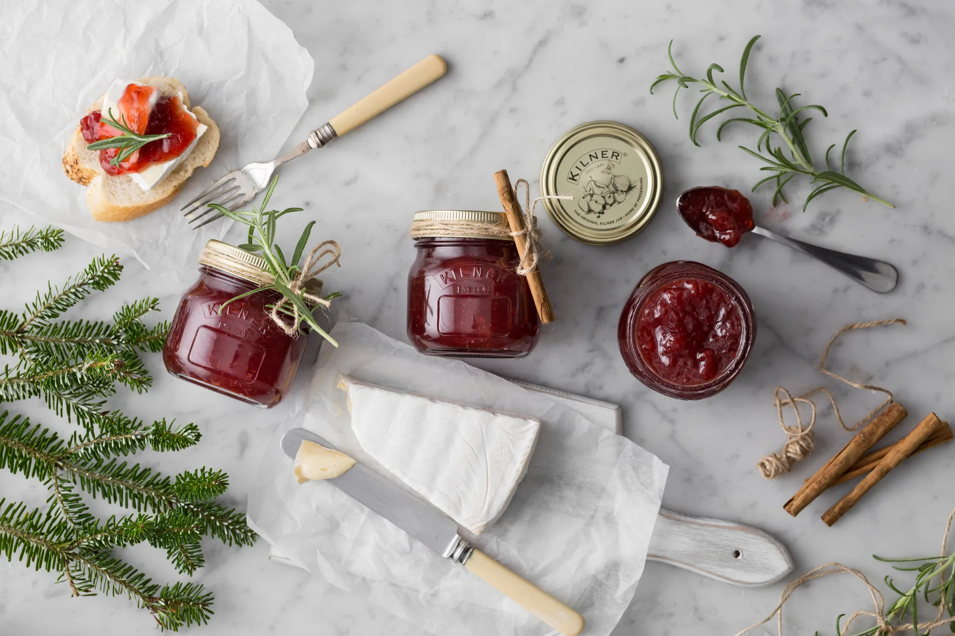 Kilner rund konserveringsglass, Klar-gull, 250 ml Kilner