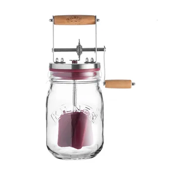 Kilner smørkjerne - Klar-rød, 1 L - Kilner