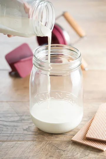 Kilner smørkjerne - Klar-rød, 1 L - Kilner