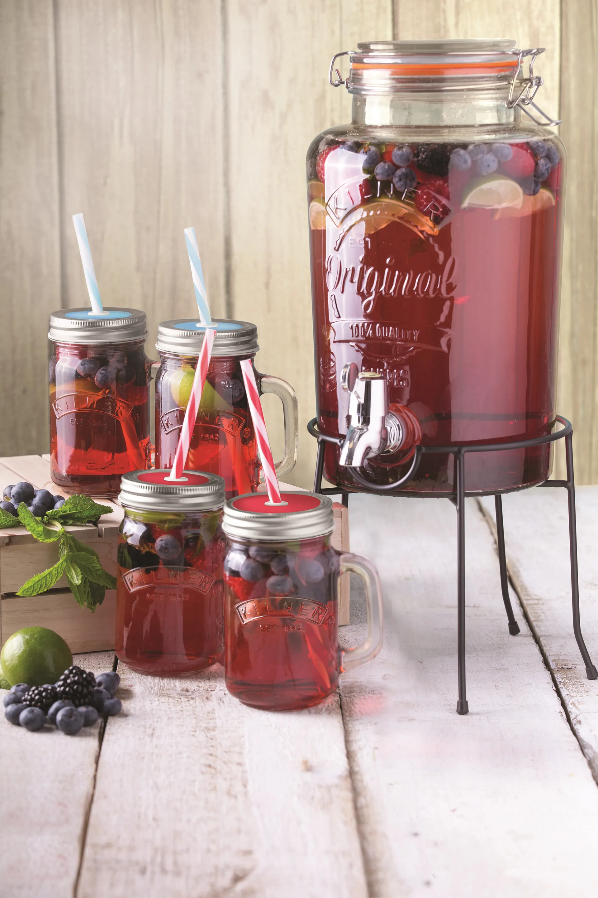 Kilner stativ for drikkedispenser, Svart Kilner