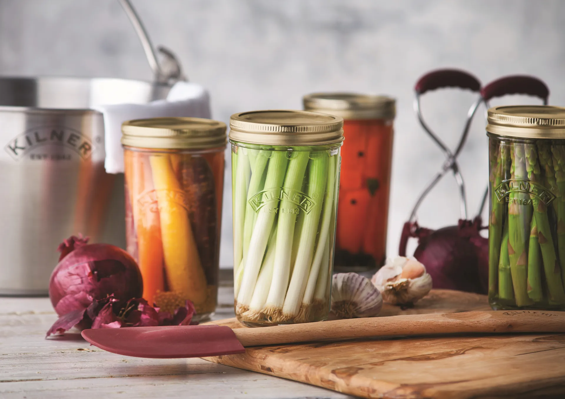 Kilner WIDE konserveringsglass, Klar-gull, 0,5 L Kilner