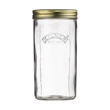 Kilner WIDE konserveringsglass - Klar-gull, 1 L - Kilner