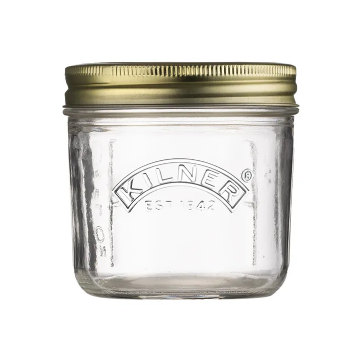 Kilner WIDE konserveringsglass - Klar-gull, 200 ml - Kilner