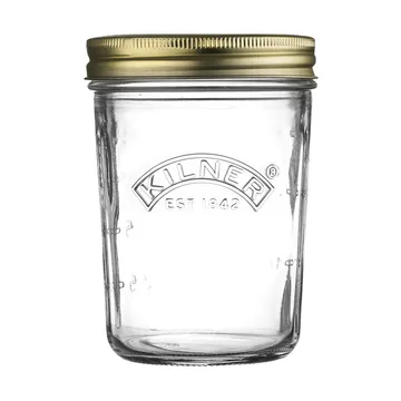 Kilner WIDE konserveringsglass - Klar-gull, 350 ml - Kilner