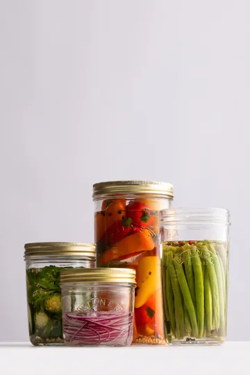 Kilner WIDE konserveringsglass - Klar-gull, 350 ml - Kilner