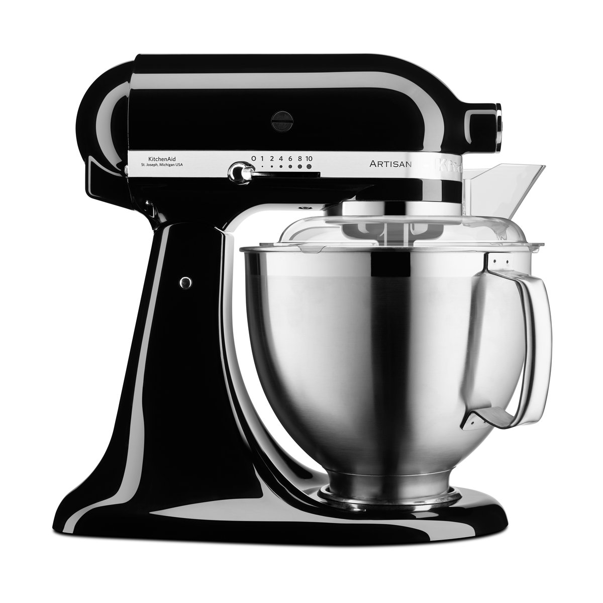 KitchenAid - Artisan premium köksmaskin 4,8 L onyx black 5KSM185PSEOB - Kjøkkenmaskiner og miksere - Svart