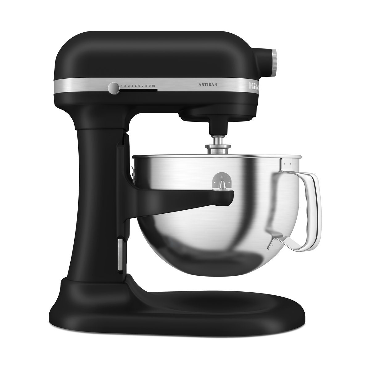 KitchenAid - Artisan kjøkkenmaskin med bolleløft 5KSM60SPXEBM 5,6L matt svart