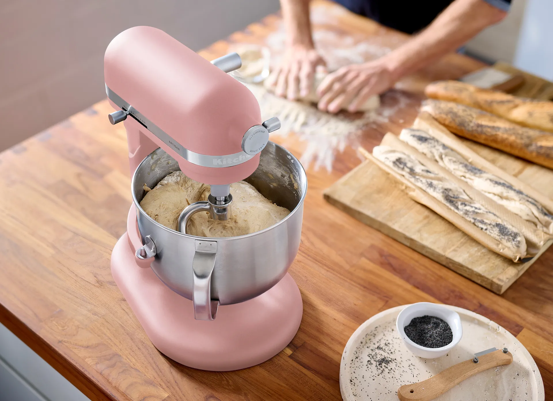 Artisan 5KSM70 kjøkkenmaskin med løftearm 6,6 L, Dried rose KitchenAid