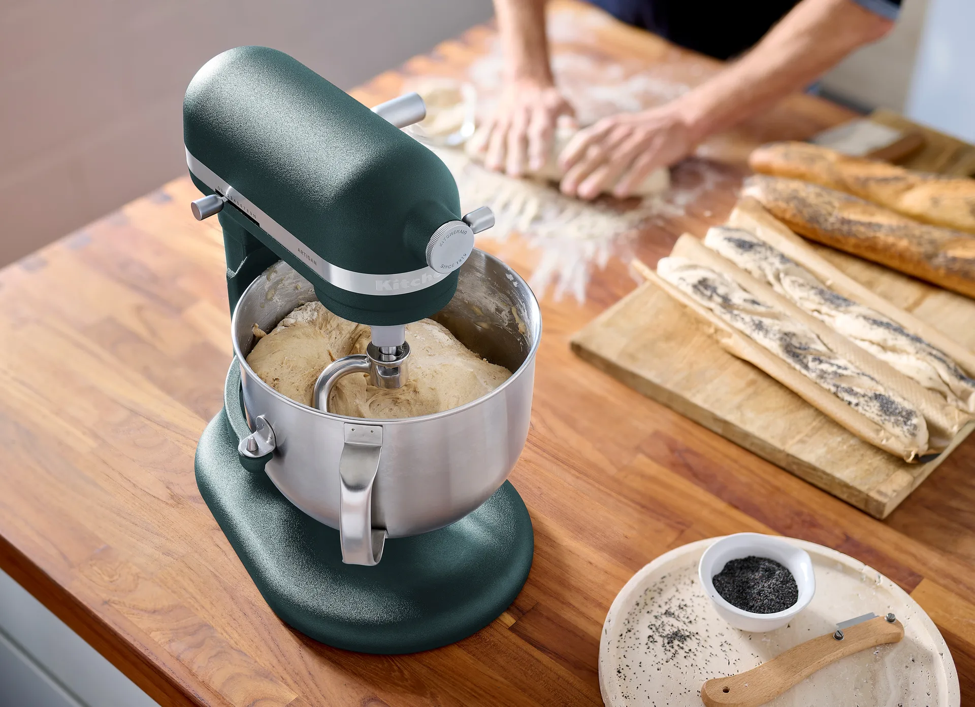 Artisan 5KSM70 kjøkkenmaskin med løftearm 6,6 L, Pebbled palm KitchenAid