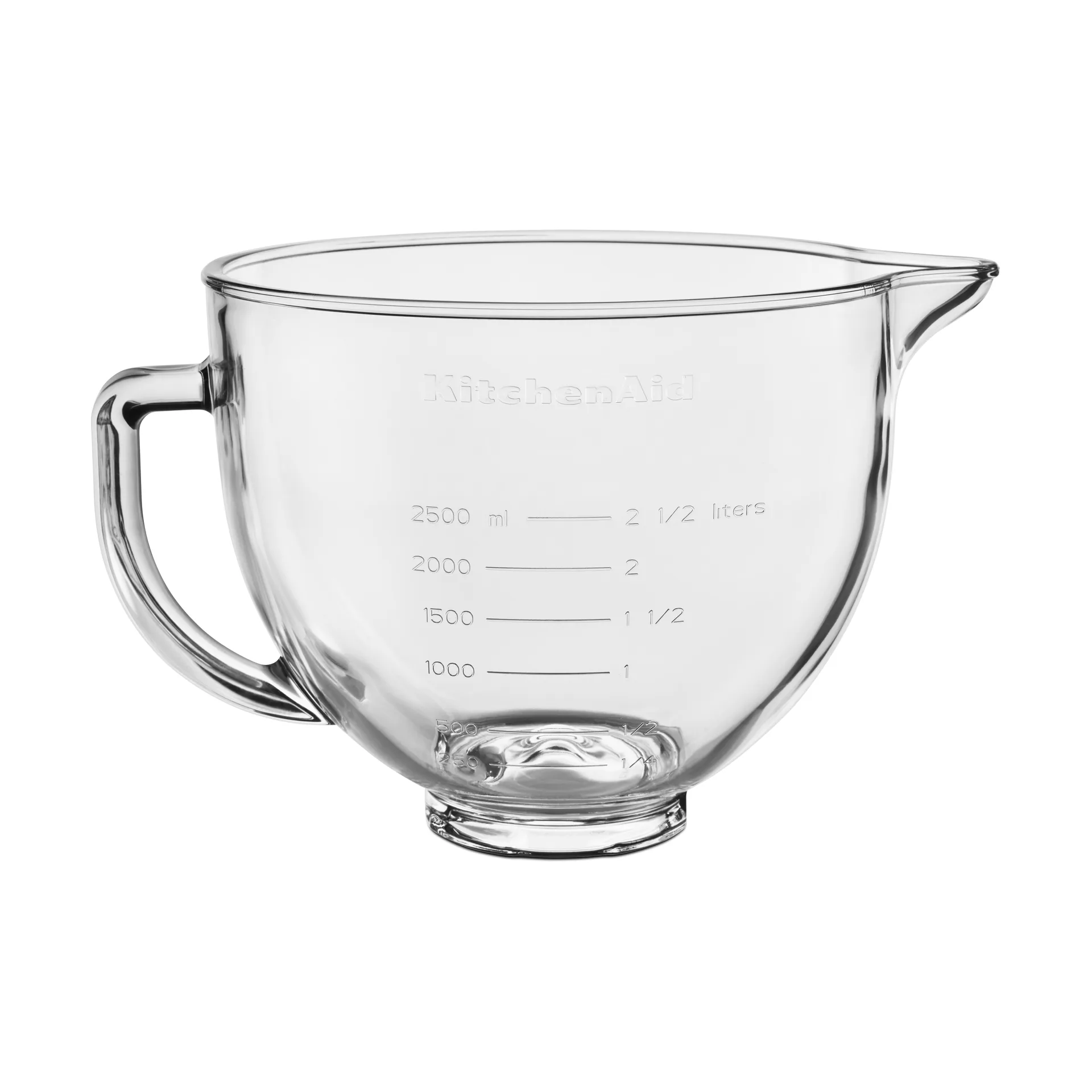 KitchenAid glassbolle med lokk 4,7 L, Klar KitchenAid
