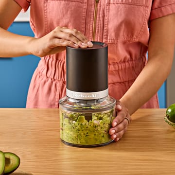 KitchenAid Go trådløs hakker uten batteri - Mattsvart - KitchenAid