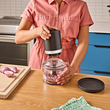 KitchenAid Go trådløs hakker uten batteri - Mattsvart - KitchenAid