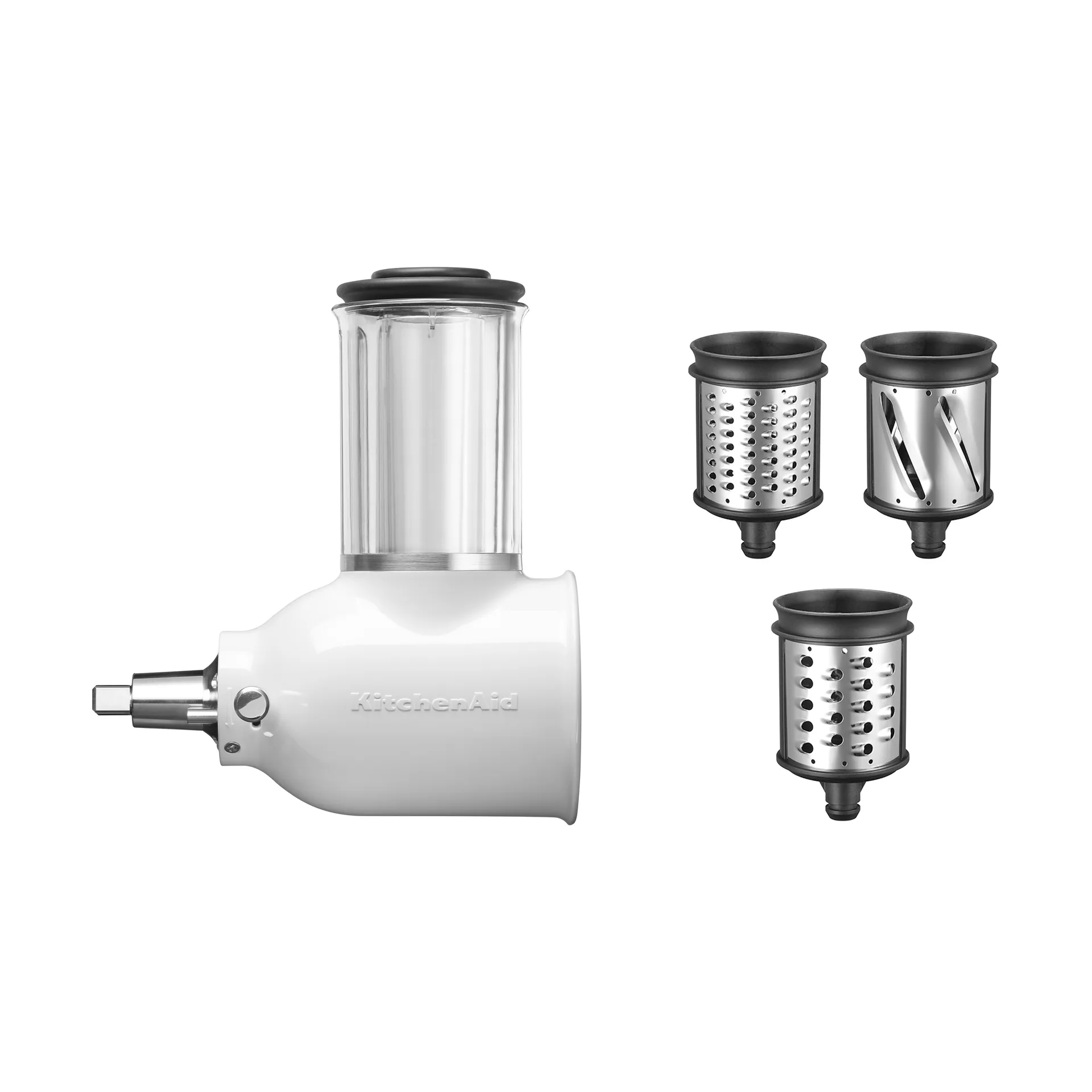 KitchenAid grønnsaksskjærer og rivjern til kjøkkenmaskin, Stainless steel KitchenAid