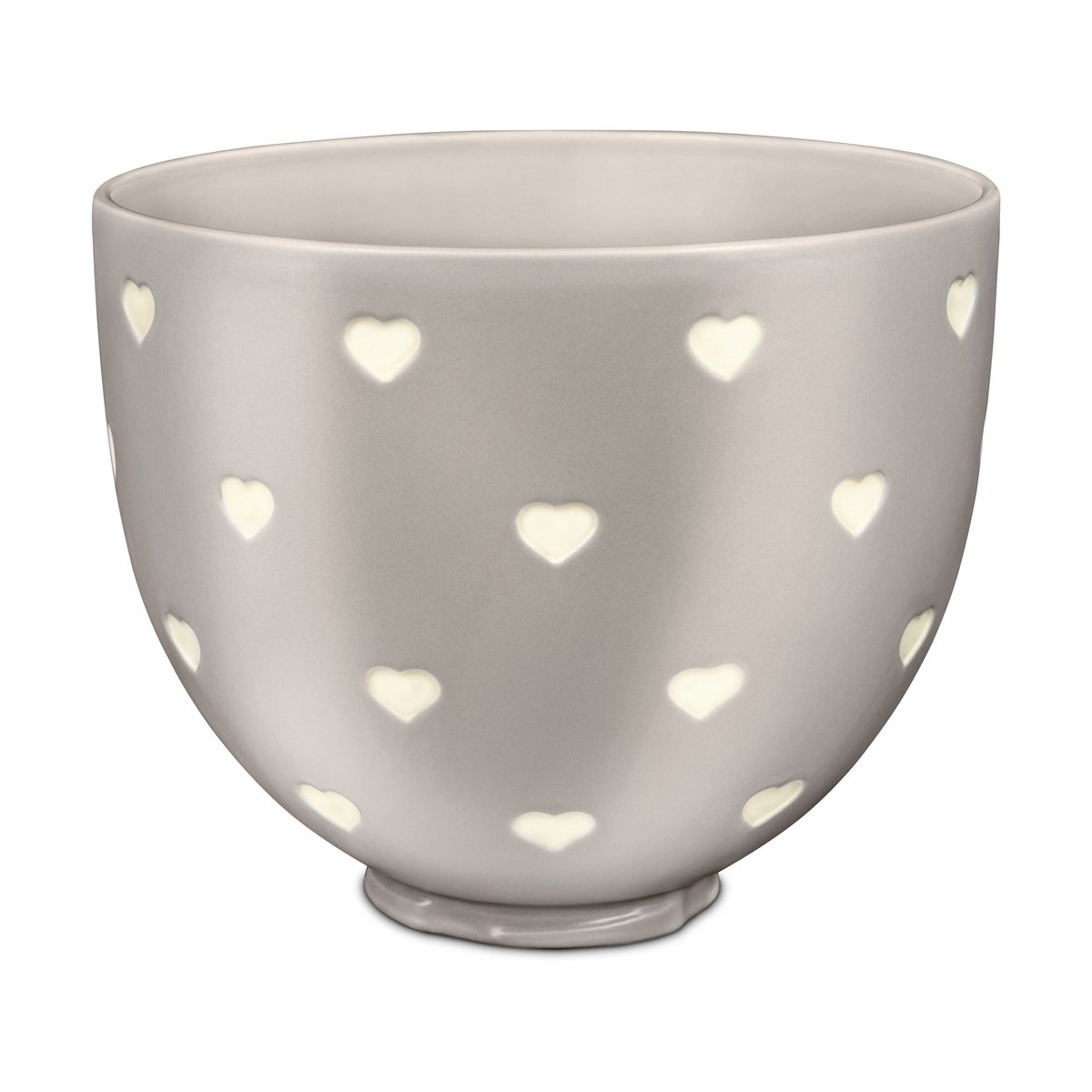 KitchenAid KitchenAid keramikkbolle uten håndtak 4,7 L Layered hearts