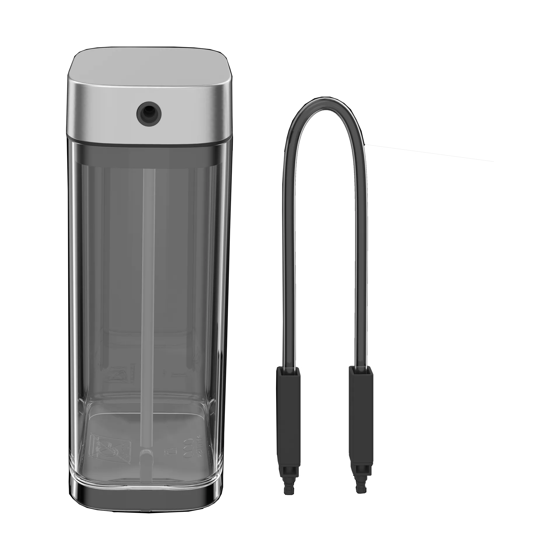 KitchenAid melkebeholder med rør, Hvit KitchenAid