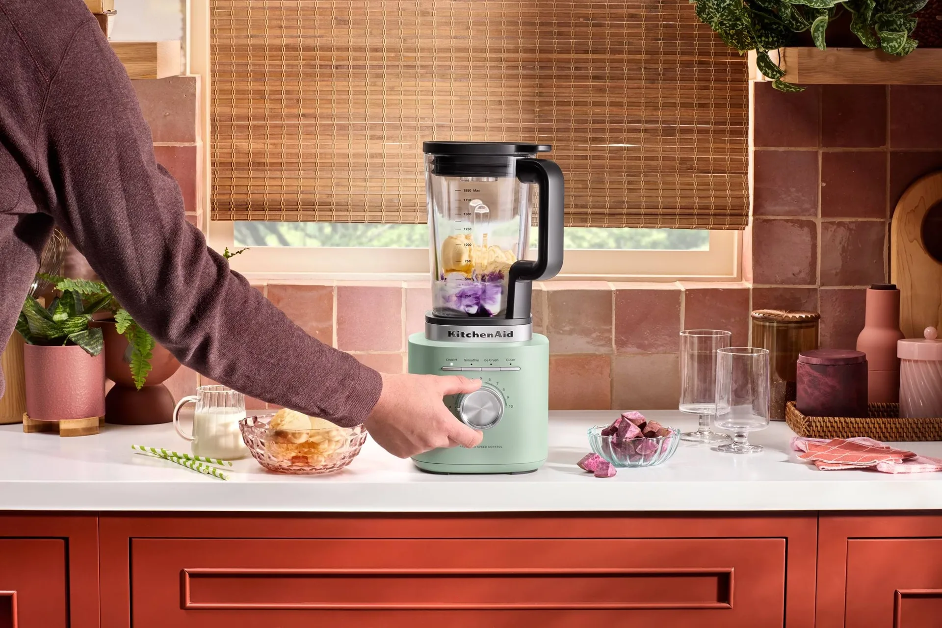 KitchenAid Pure Power blender glasskanne, Kardemomme, 1,85 l KitchenAid