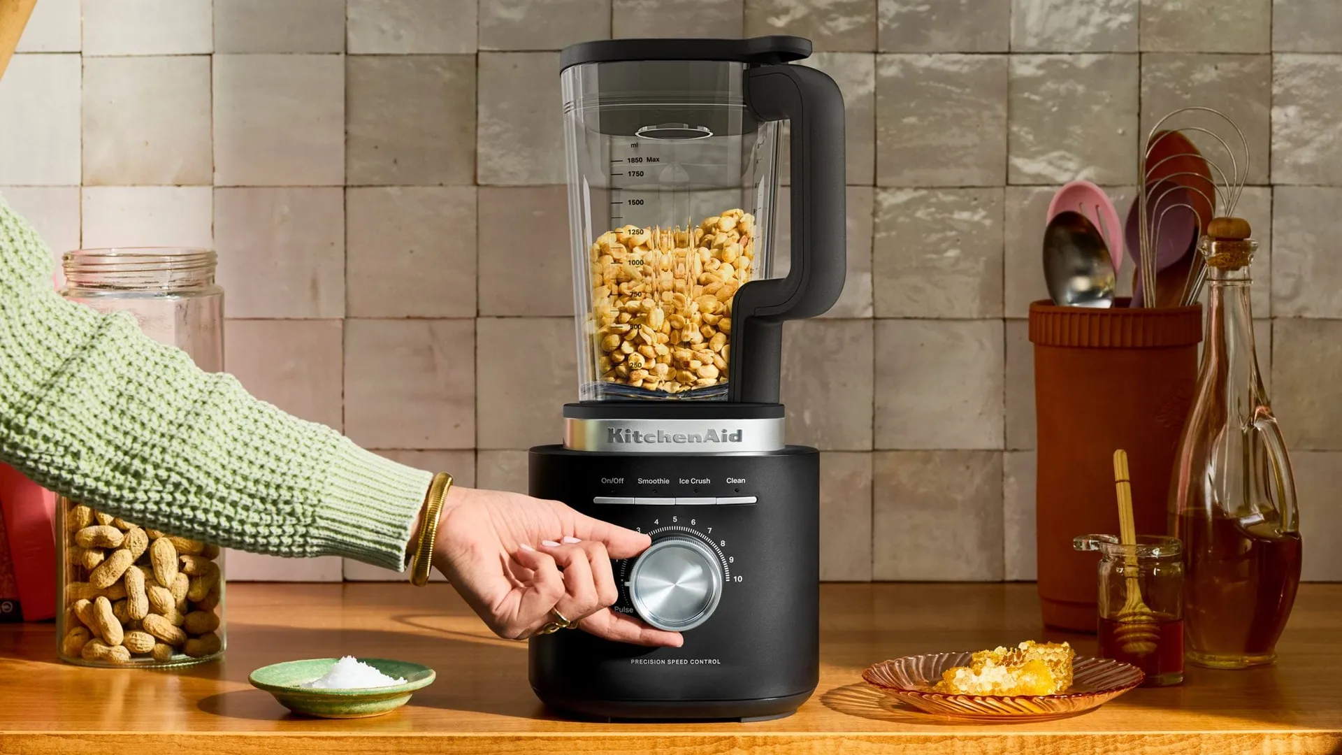 KitchenAid Pure Power blender glasskanne, Matt Black, 1,85 l KitchenAid