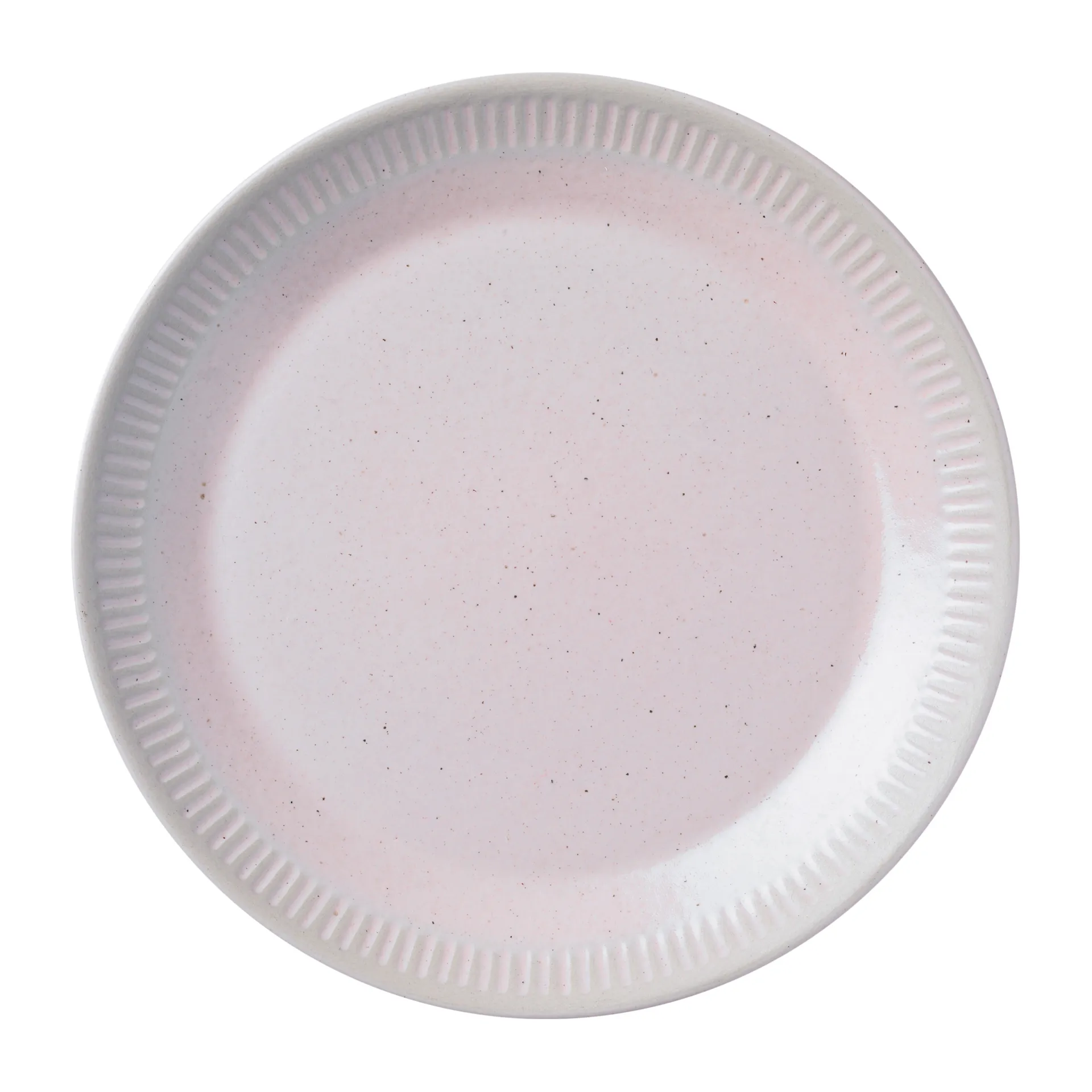 Colorit tallerken Ø 19 cm, Rosa Knabstrup Keramik