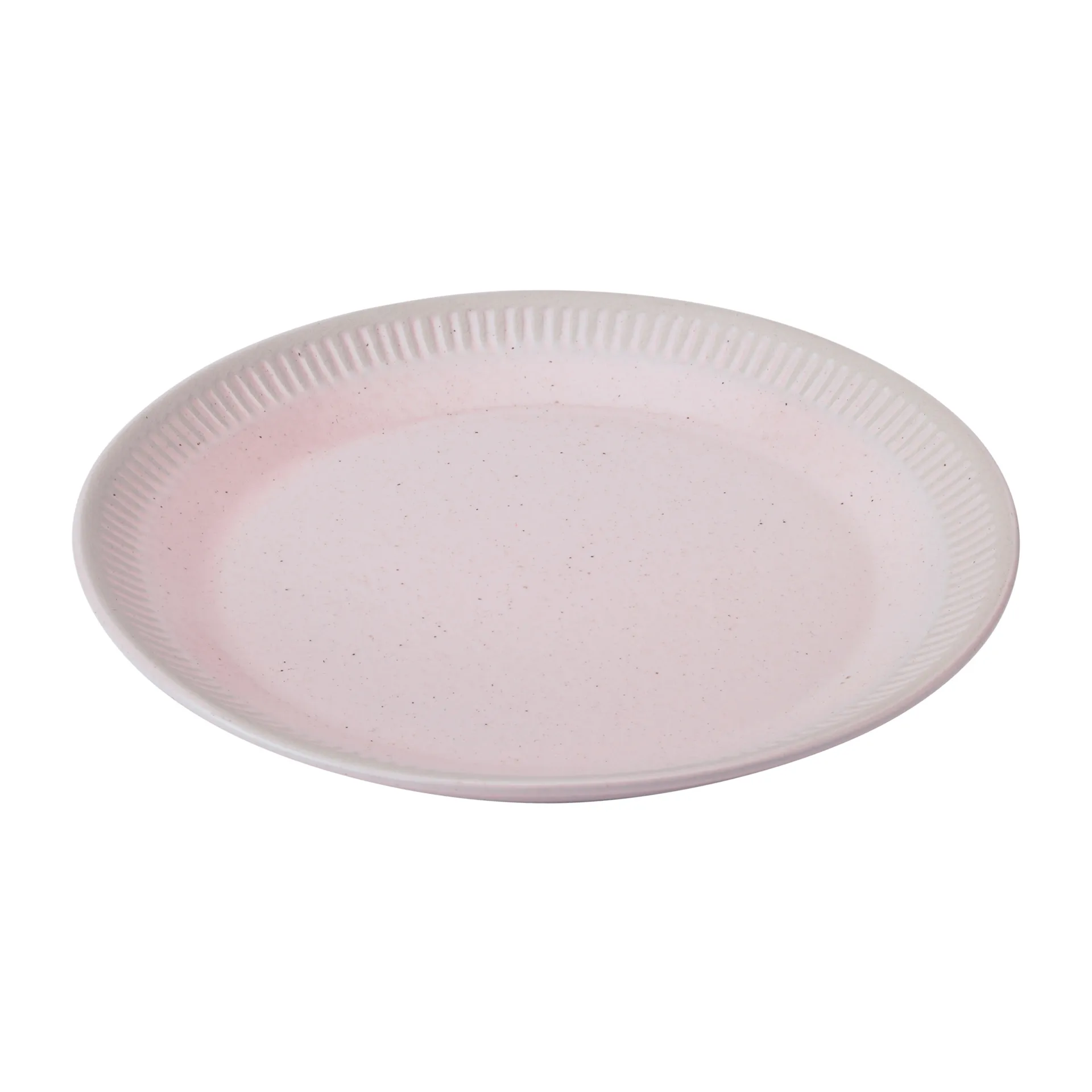 Colorit tallerken Ø 19 cm, Rosa Knabstrup Keramik