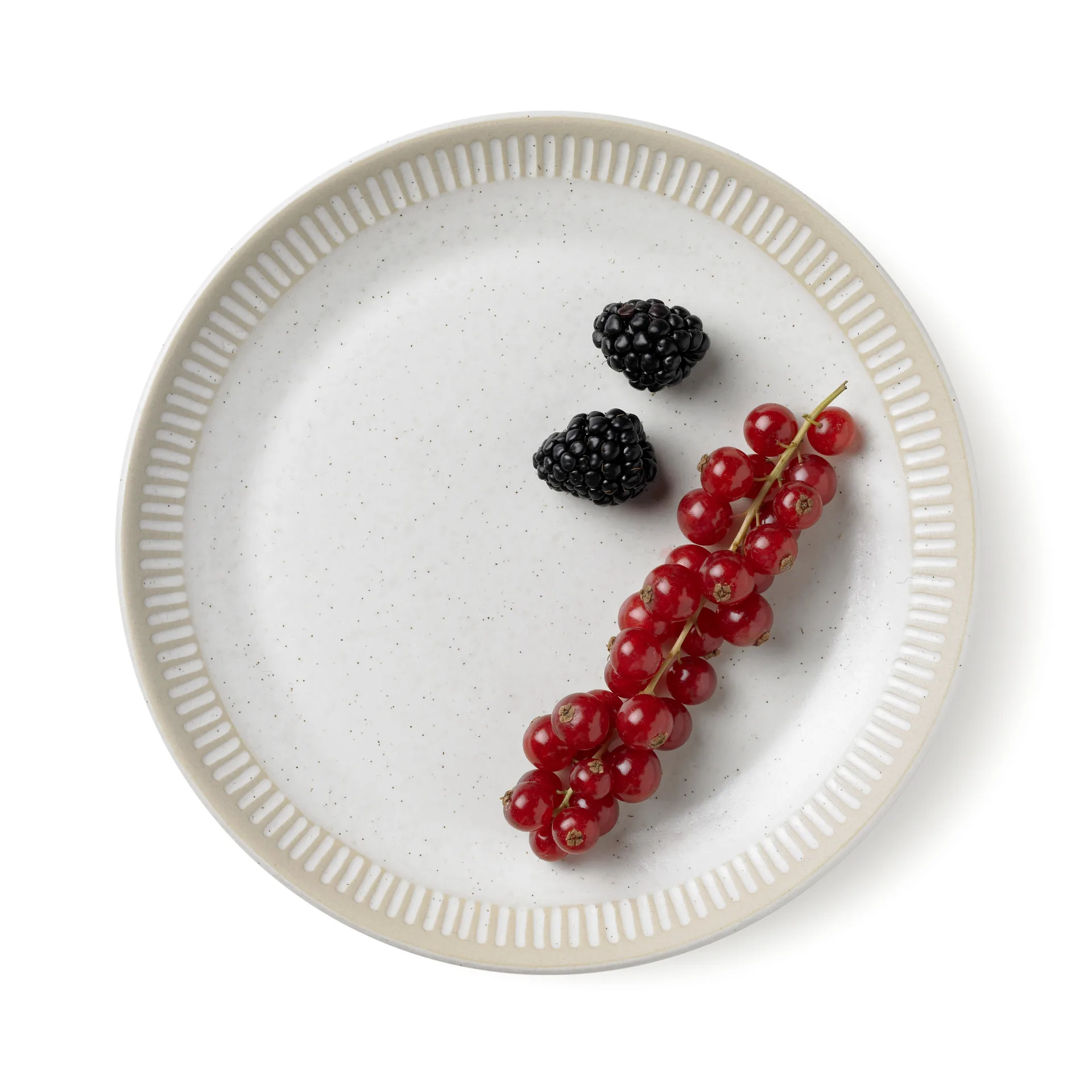 Colorit tallerken Ø 19 cm, Sand Knabstrup Keramik