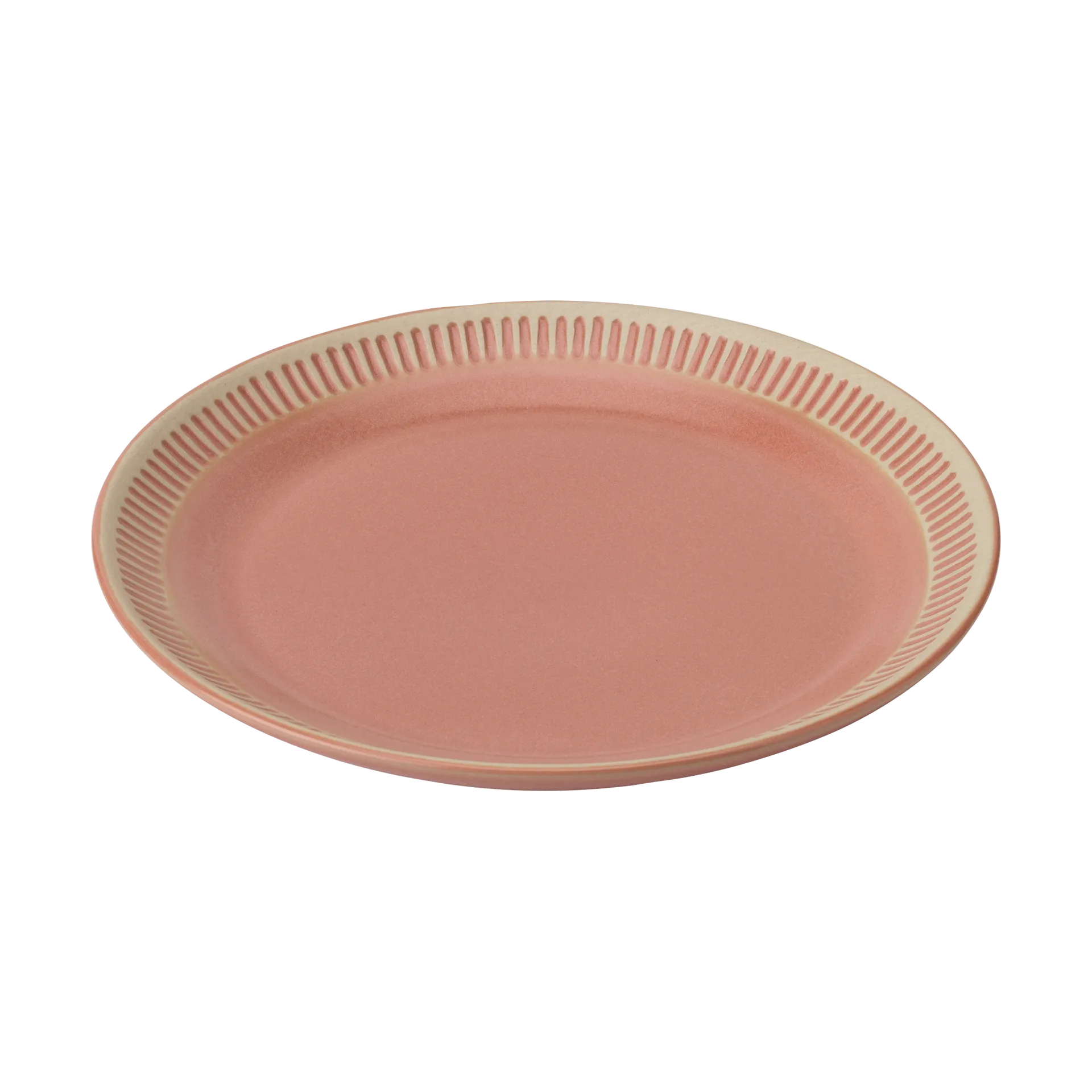 Colorit tallerken Ø22 cm, Coral Knabstrup Keramik