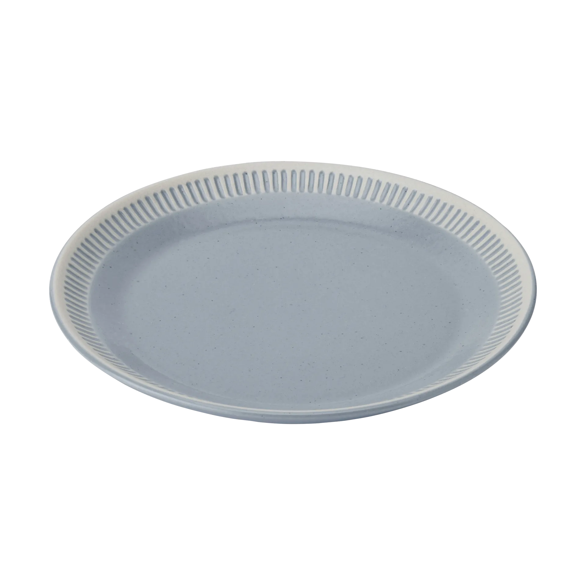 Colorit tallerken Ø22 cm, Mørkegrå Knabstrup Keramik