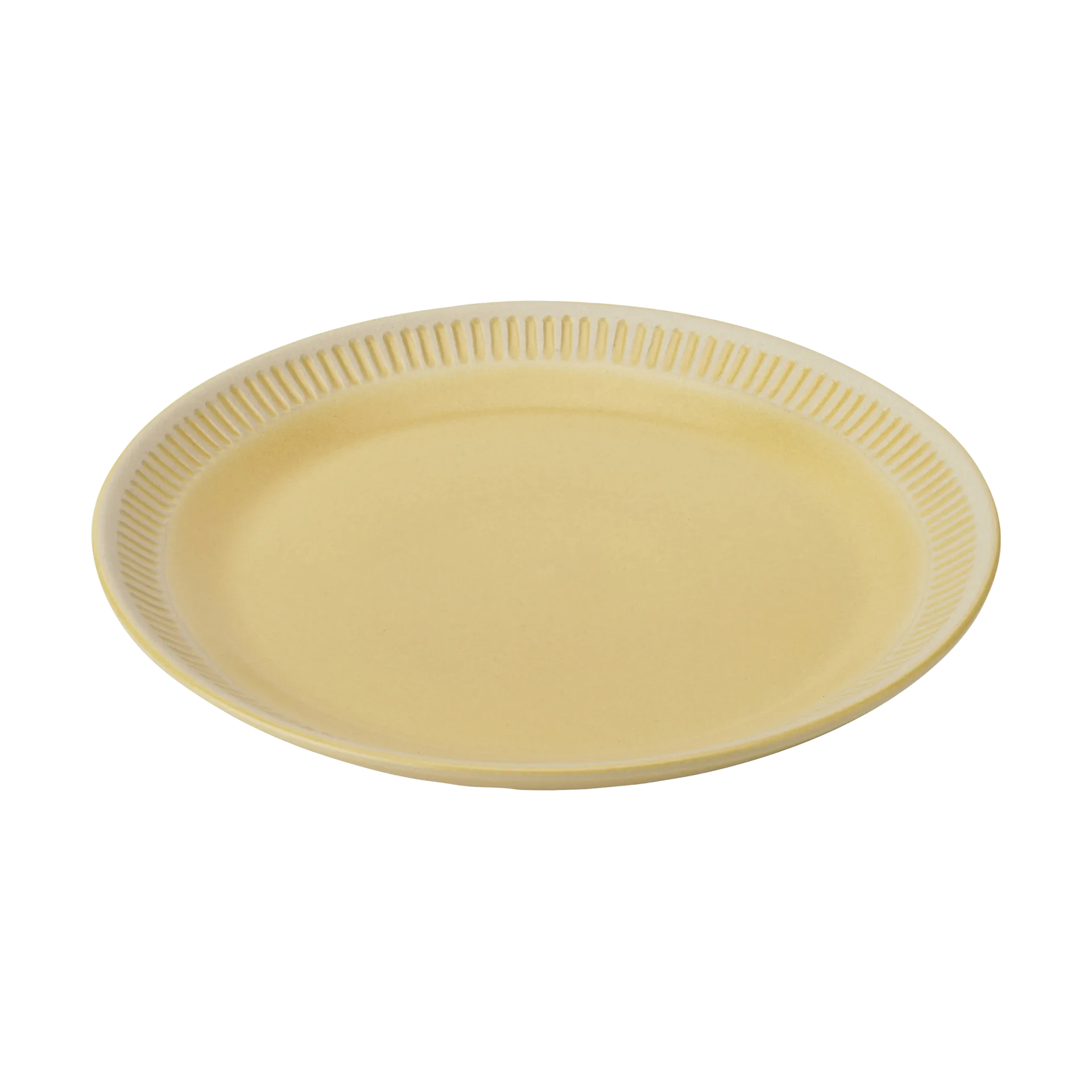 Colorit tallerken Ø22 cm, Yellow Knabstrup Keramik