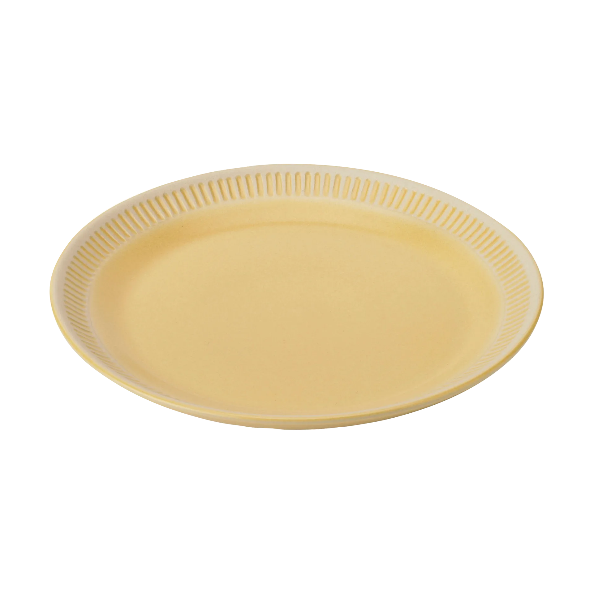 Colorit tallerken Ø27 cm, Yellow Knabstrup Keramik