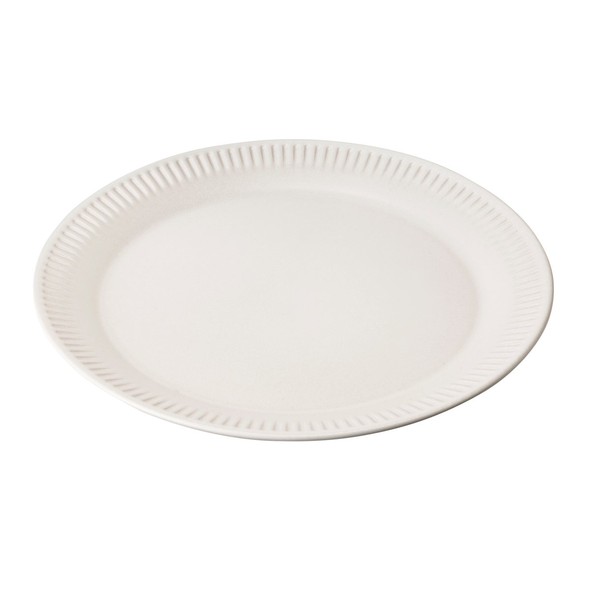 Knabstrup Keramik Knabstrup middagstallerken hvit 22 cm