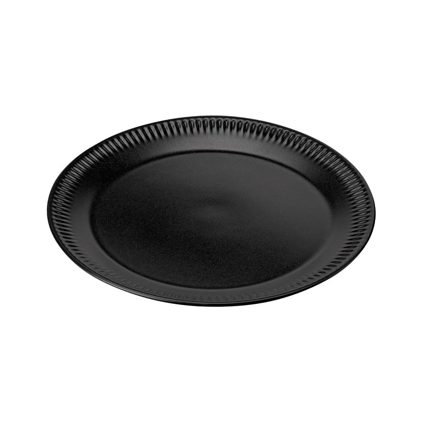 Knabstrup Keramik Knabstrup middagstallerken svart 19 cm
