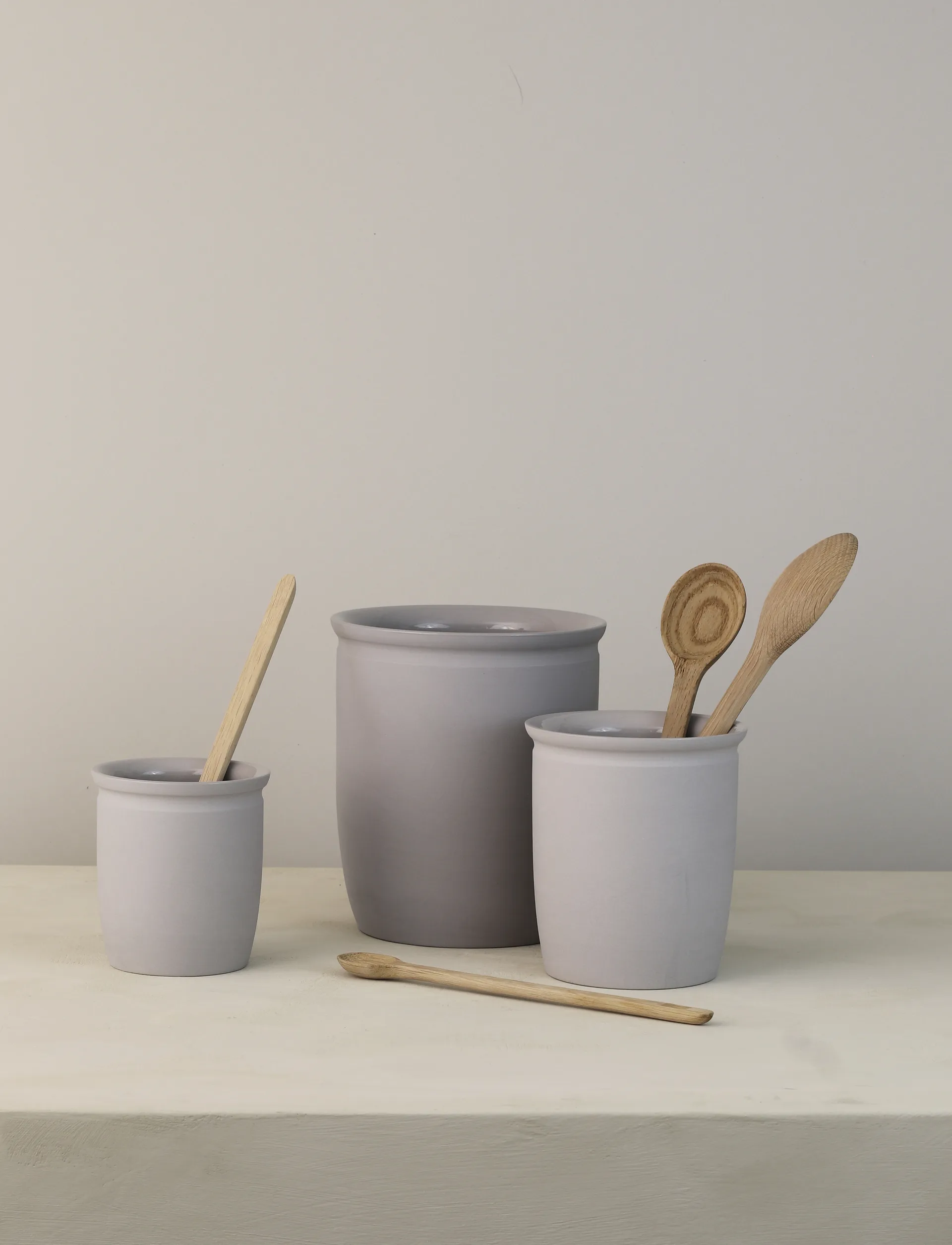 Knabstrup syltekrukke, Grey, 0,5 L Knabstrup Keramik