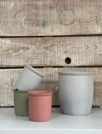 Knabstrup syltekrukke - Grey, 0,5 L - Knabstrup Keramik