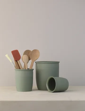 Knabstrup syltekrukke - Olive, 2 L - Knabstrup Keramik