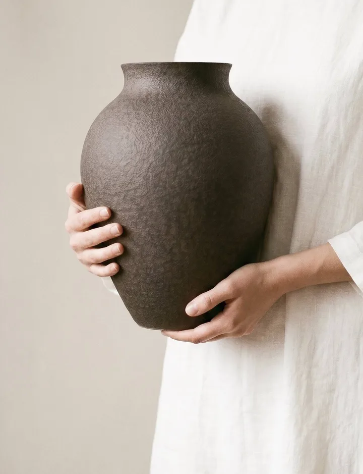 Knabstrup vase 27 cm - Bark - Knabstrup Keramik