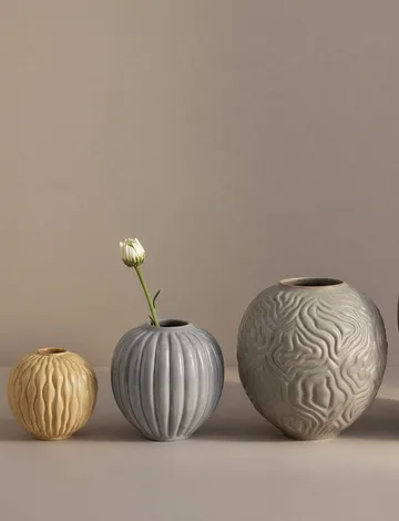 Solum vase - Mist, 11 cm - Knabstrup Keramik