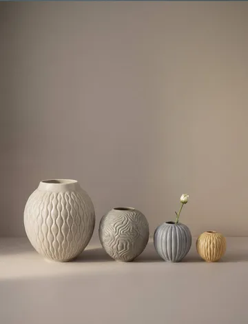 Solum vase - Ochre, 8,5 cm - Knabstrup Keramik