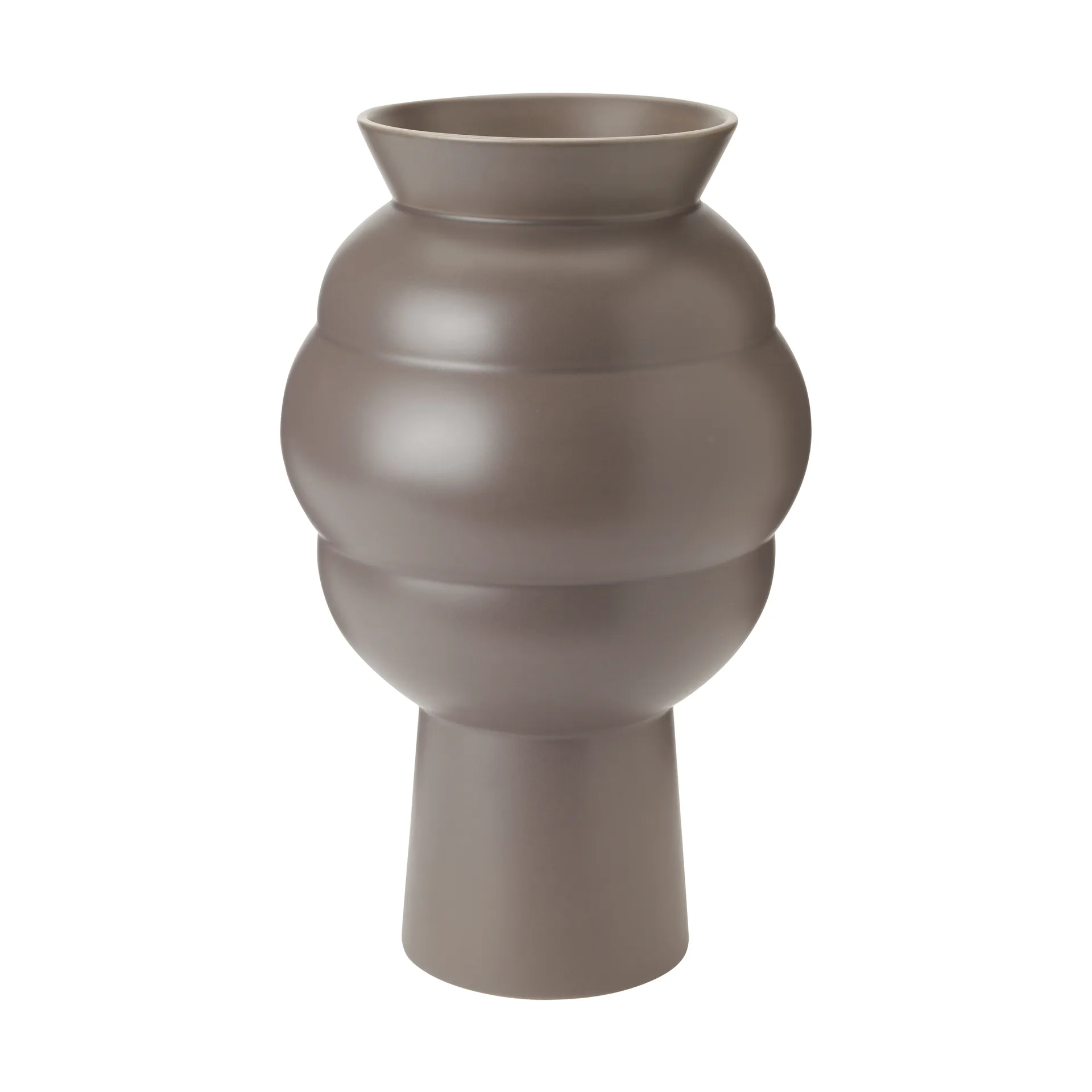 Tortus Archie vase No4 37 cm, Dark grey Knabstrup Keramik